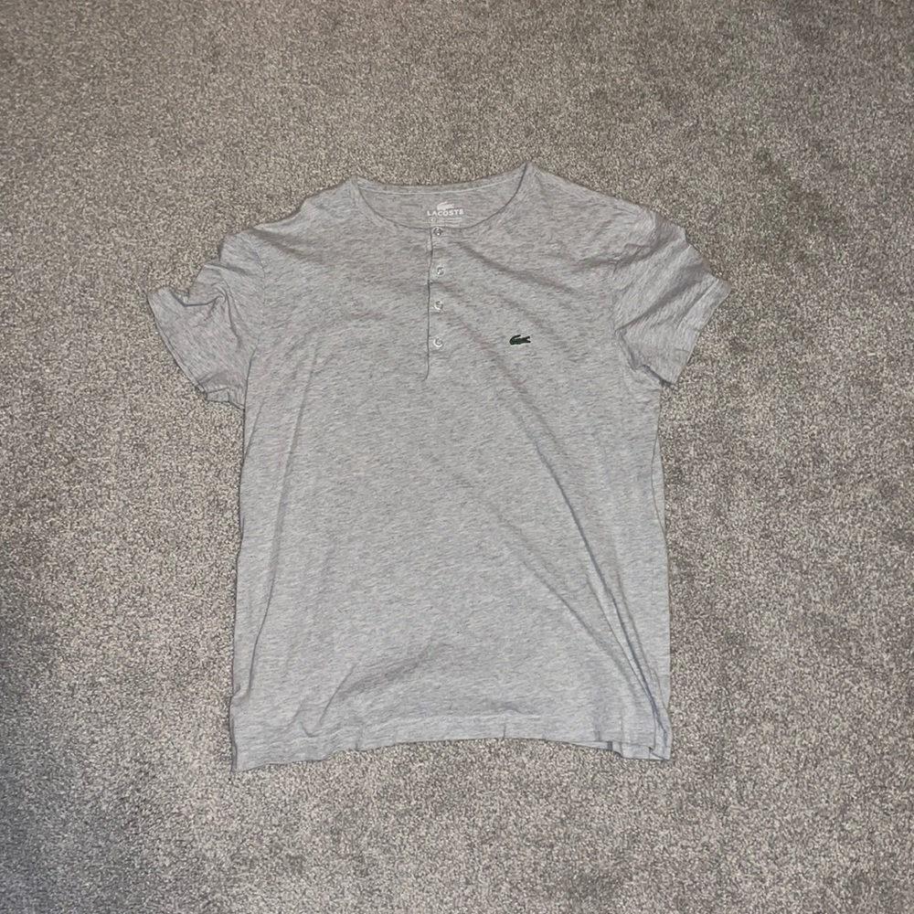 Men’s Lacoste Henley T shirt